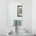 Decor Wonderland Decor Wonderland SSM1111 Ava Modern Bathroom Mirror - Silver SSM1111